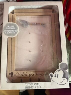 Disney store Key Display Case with Starter Key